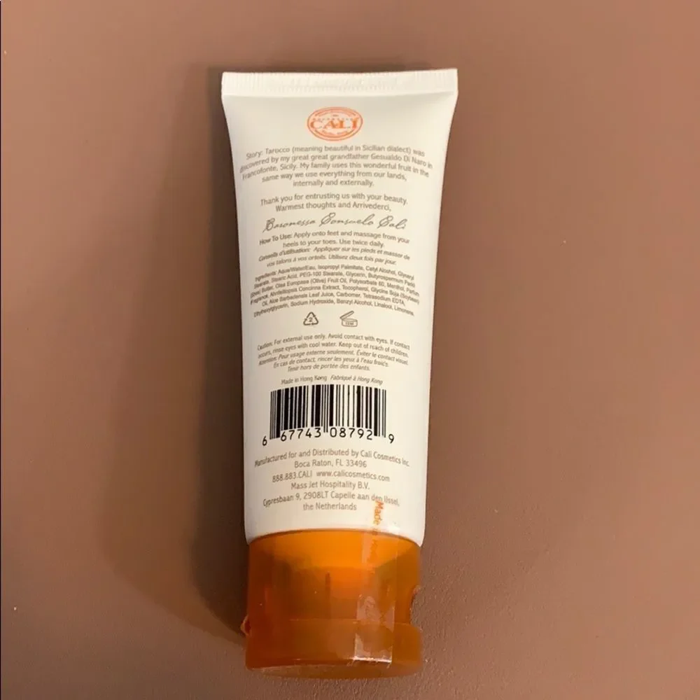 Tarocco Foot Cream